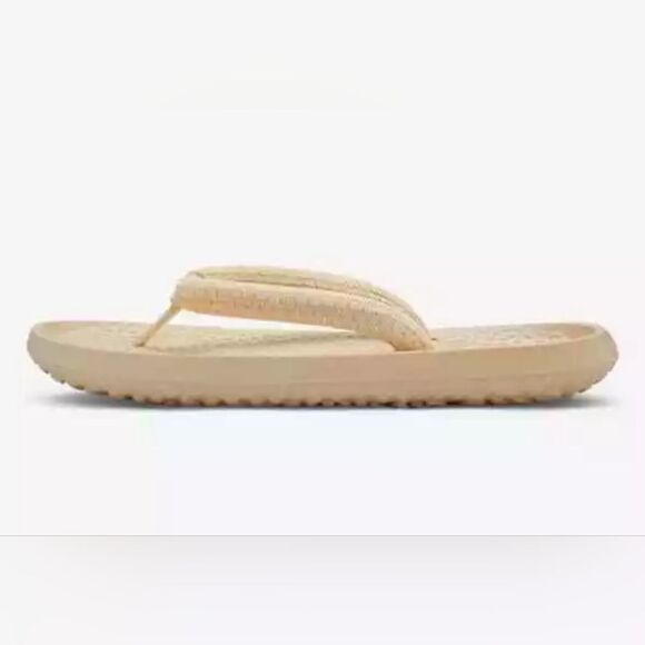 ALLBIRDS Sugar Zeffer Unisex Cushioned Beach Flip Flop Washable Lux Beige W10/M8 - Picture 3 of 6